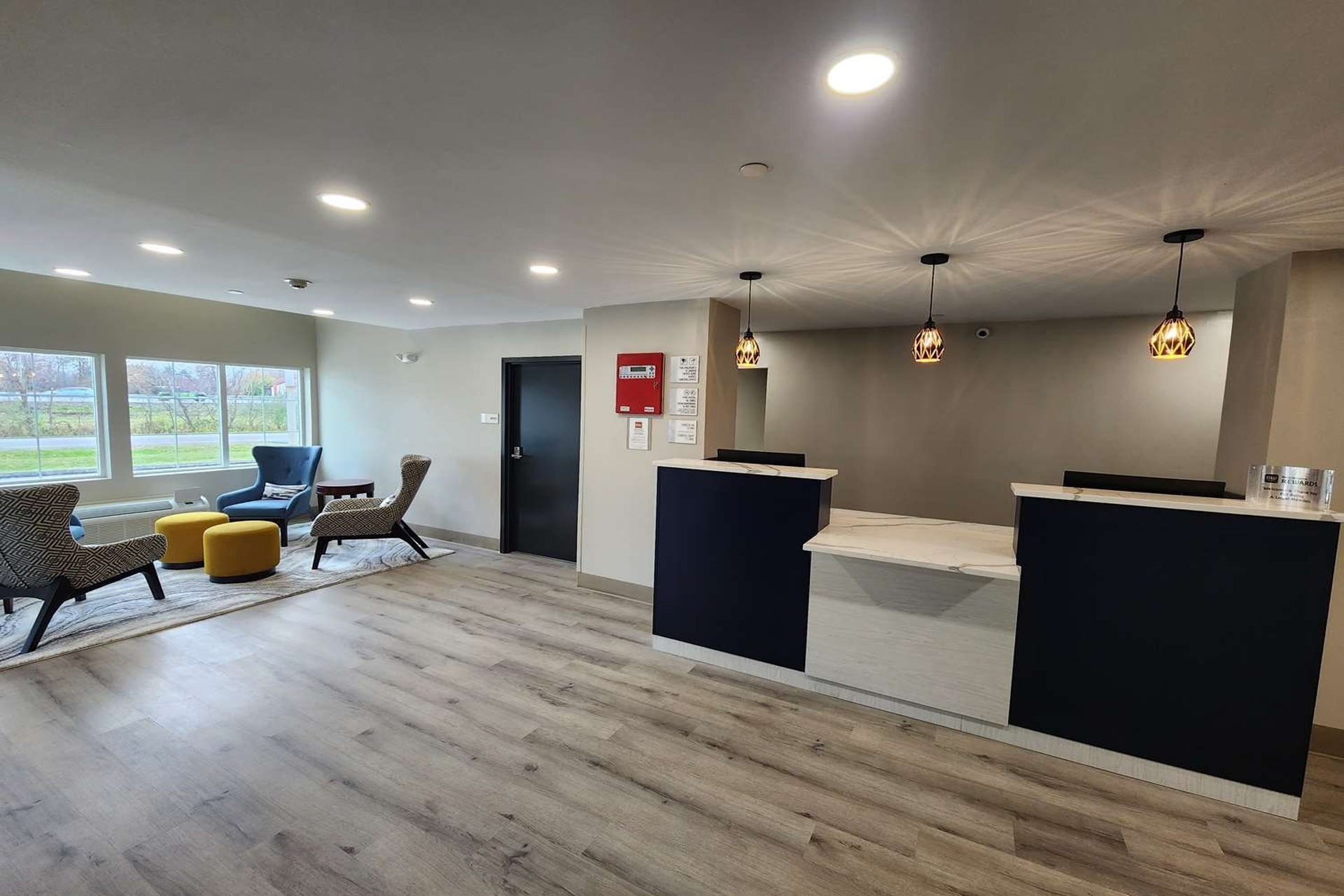 Hotel Front Desk - Welcome Area and Check-In Zone